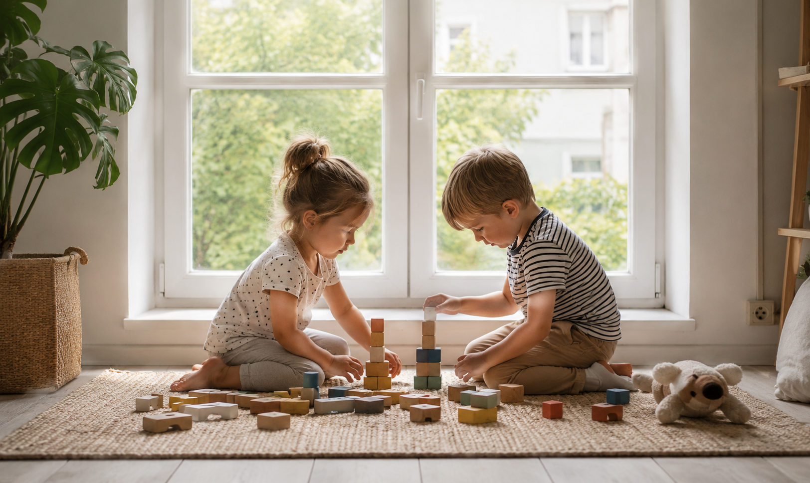 bambini-giocano-sotto-la-finestra